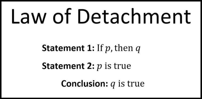 law of detachment