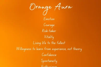 orange aura meaning