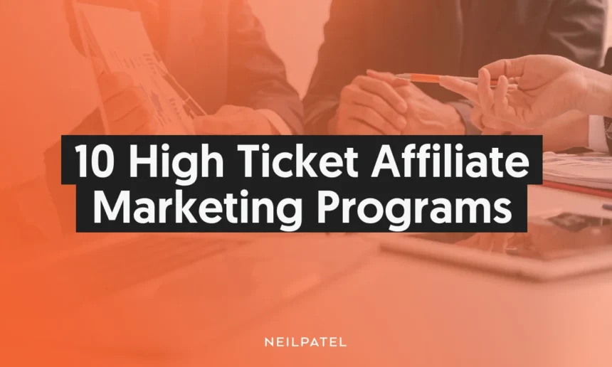 high ticket affiliate marketing