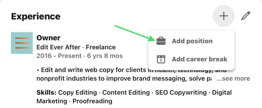 how to add promotion on linkedin