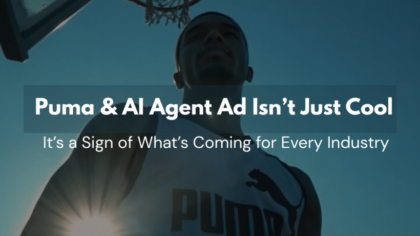 puma and ai agent ad